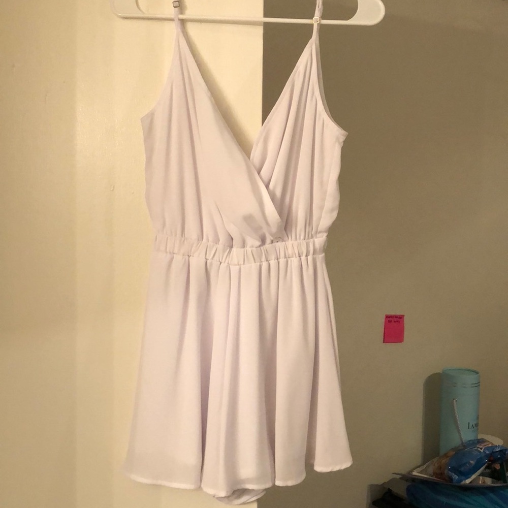 COPY - Show Me Your Mumu Olympia Romper - White Crisp